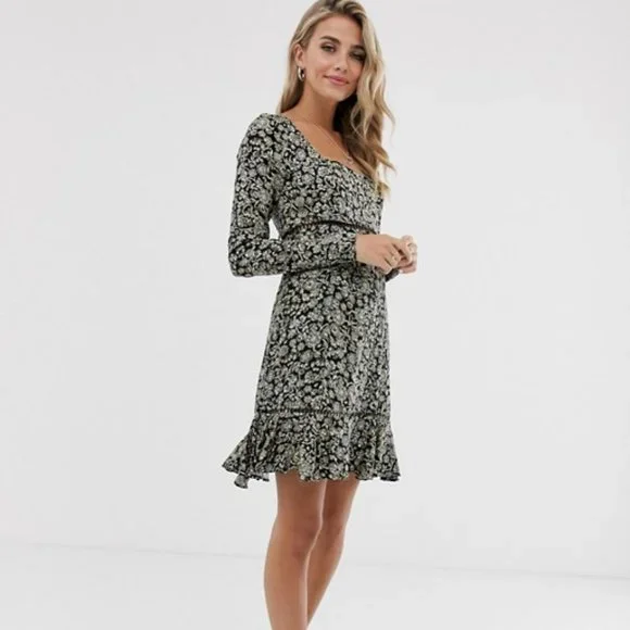 knee length dresses for ladies VA VA Volume Mini by free-est at Free People in Blue Egret, Size: Xs main image 0